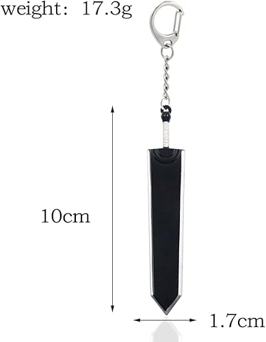 Miniatura 3 de Berserker Guts - Collar con llavero de espada Cadenas Berzerk Behelit Regalo para mujeres, hombres y fans
