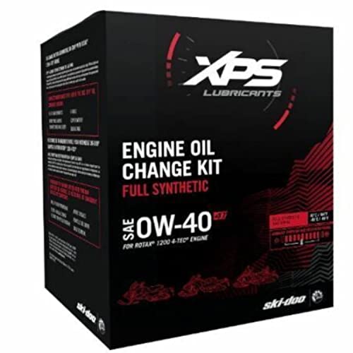 Image of Ski-Doo New OEM, 4T 0W-40 Synthetic Oil Change Kit, Rotax 1200 4-TEC, 9779255