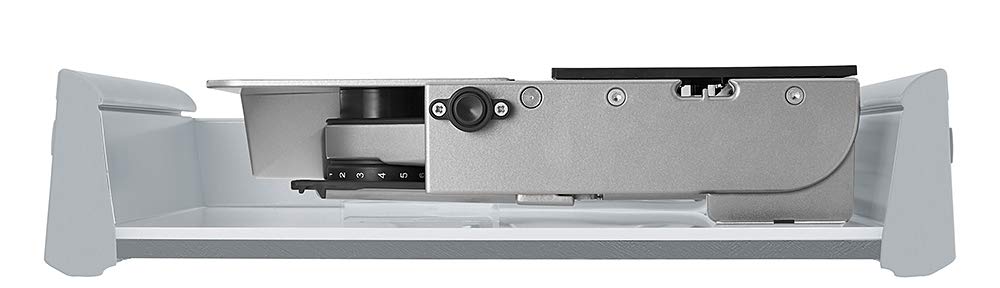 Ritter AES 72 SR Eléctrico 65W Metal Plata, Acero inoxidable rebanadora - Cortafiambres (Metal, Plata, Acero inoxidable, 342 mm, 370 mm, 75 mm, 4,3 kg)