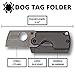 Spyderco Dog Tag Gen 4 Non-Locking Knife with 1.18