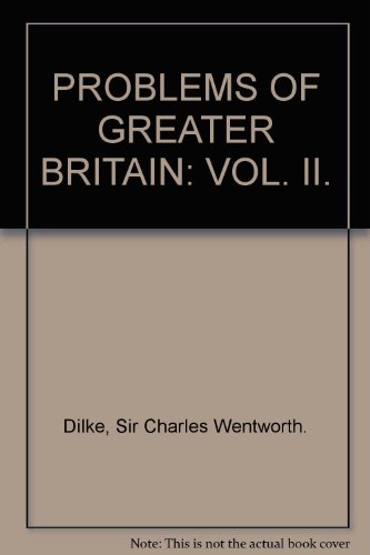 Problems of Greater Britain B000HQT5ZS Book Cover