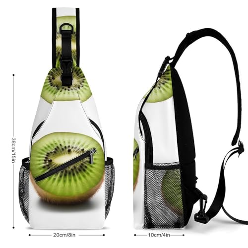 Mochila tipo sling para deporte y senderismo Green Kiwi miniatura 2