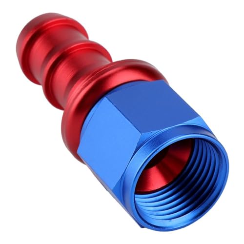 KSTE Kraftstoff Schlauch, Fitting AN10, AN10 Gerade Push On Twist Lock-Öl-Gas-Kraftstoff-Linie Schlauch mit Außen Fitting