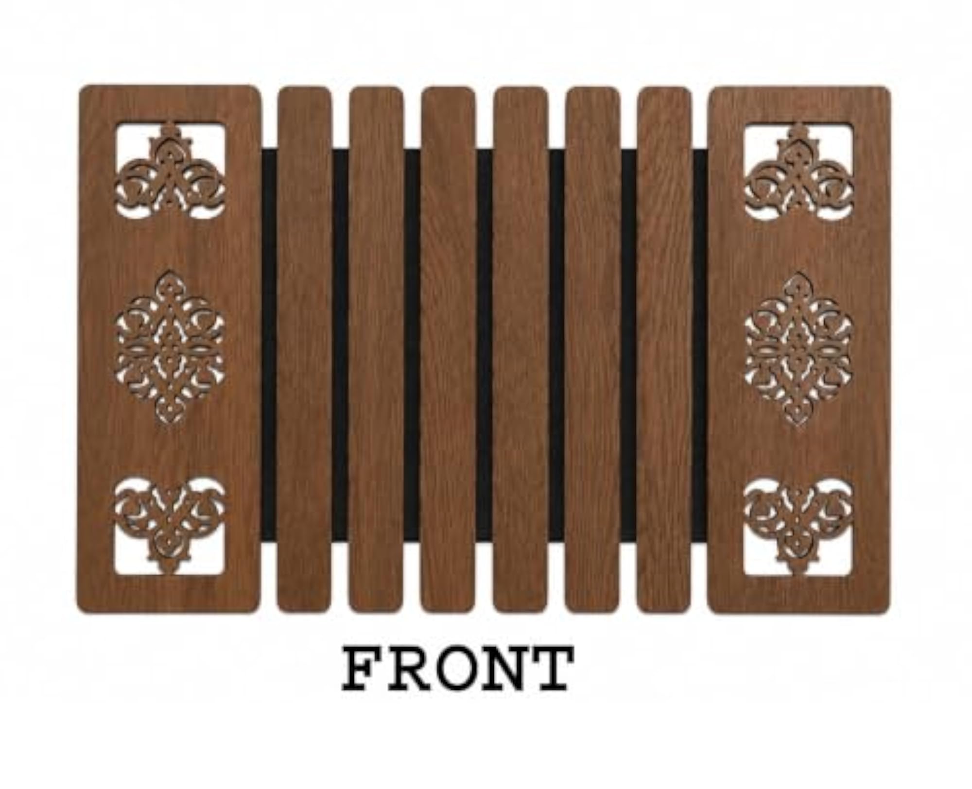 Wooden Foldable Table Placemat Set
