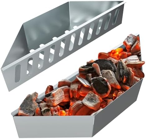 BBQCuker Charcoal Basket,Set of 2 Charcoal Tray for 22/26
