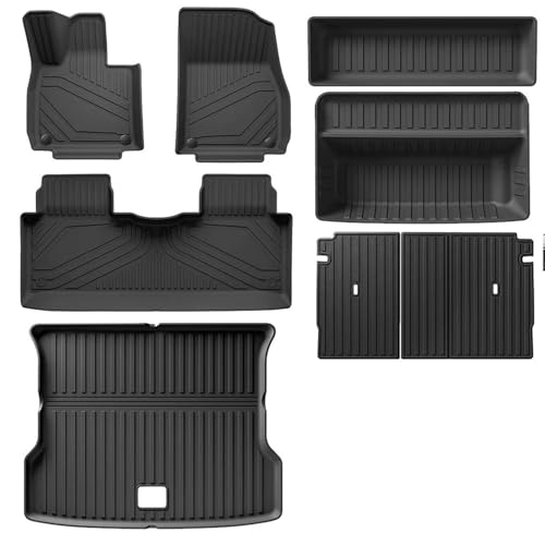 Tapis auto Xpeng G6 de qualité supérieure en TPE 3D avec bac de coffre sur mesure