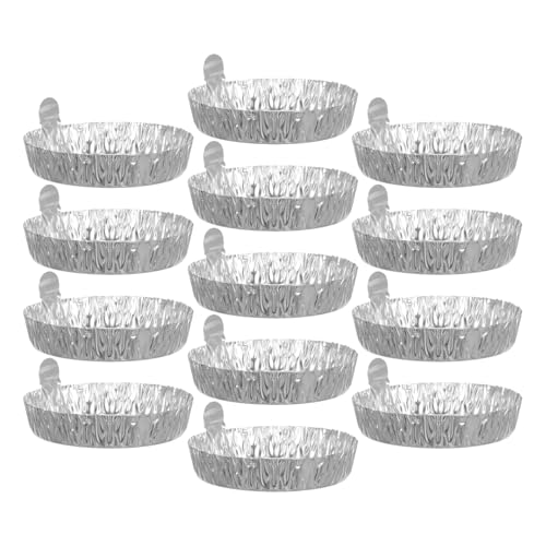 50pcs Weighing Dish Tray Aluminum Foil Laboratory Supplies Labs Weighing Boats Aluminum Weighing Plates Chemistry Weigh Boats Aluminium Foil Weighing Plates Balance Weighing Pans FUNOMOCYA