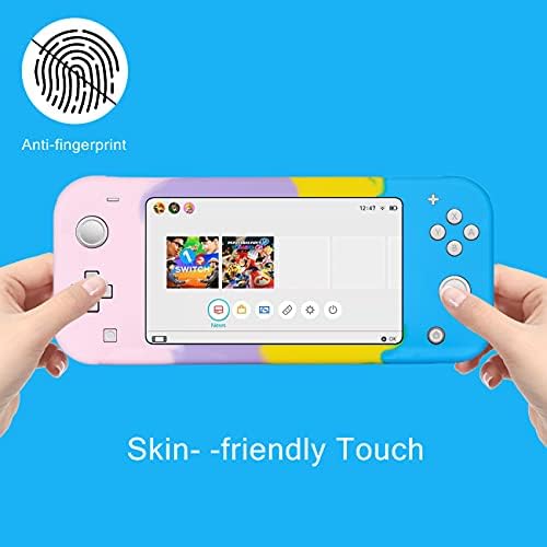 Qerrassa for Nintendo Switch Lite Controller Case Silicone Fidget Fidgets Toys it for Boys Girls Teen Kids Funny Fun Cases for Switch Games Shell Soft Cover for Switch Lite(Color Bubble)