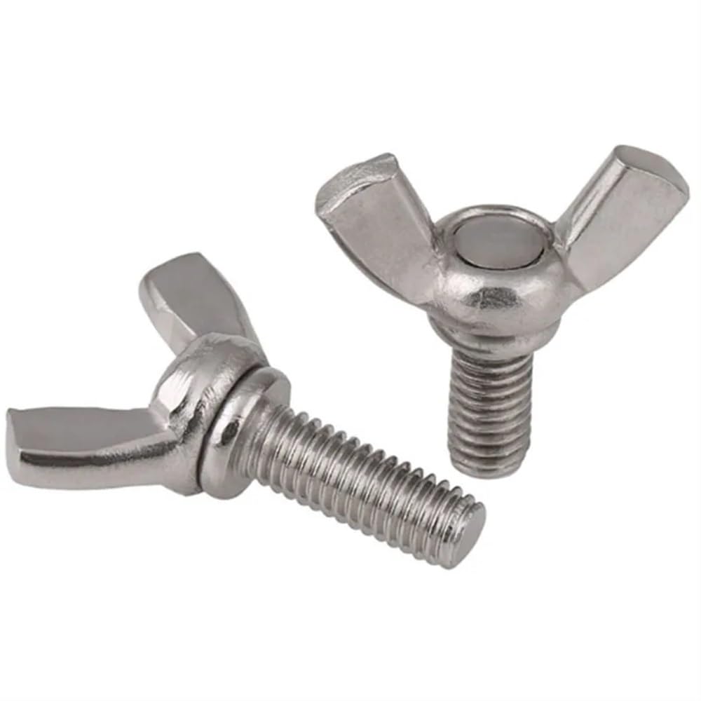 ねね Amazon.com: Wing Nuts 1/3/5pcs M8 12-50mm 8mm 304 Stainless