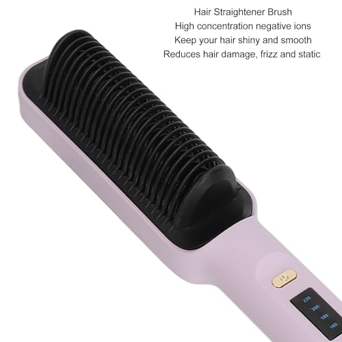 Cepillo alisador de cabello ZJchao con pantalla LED miniatura 7