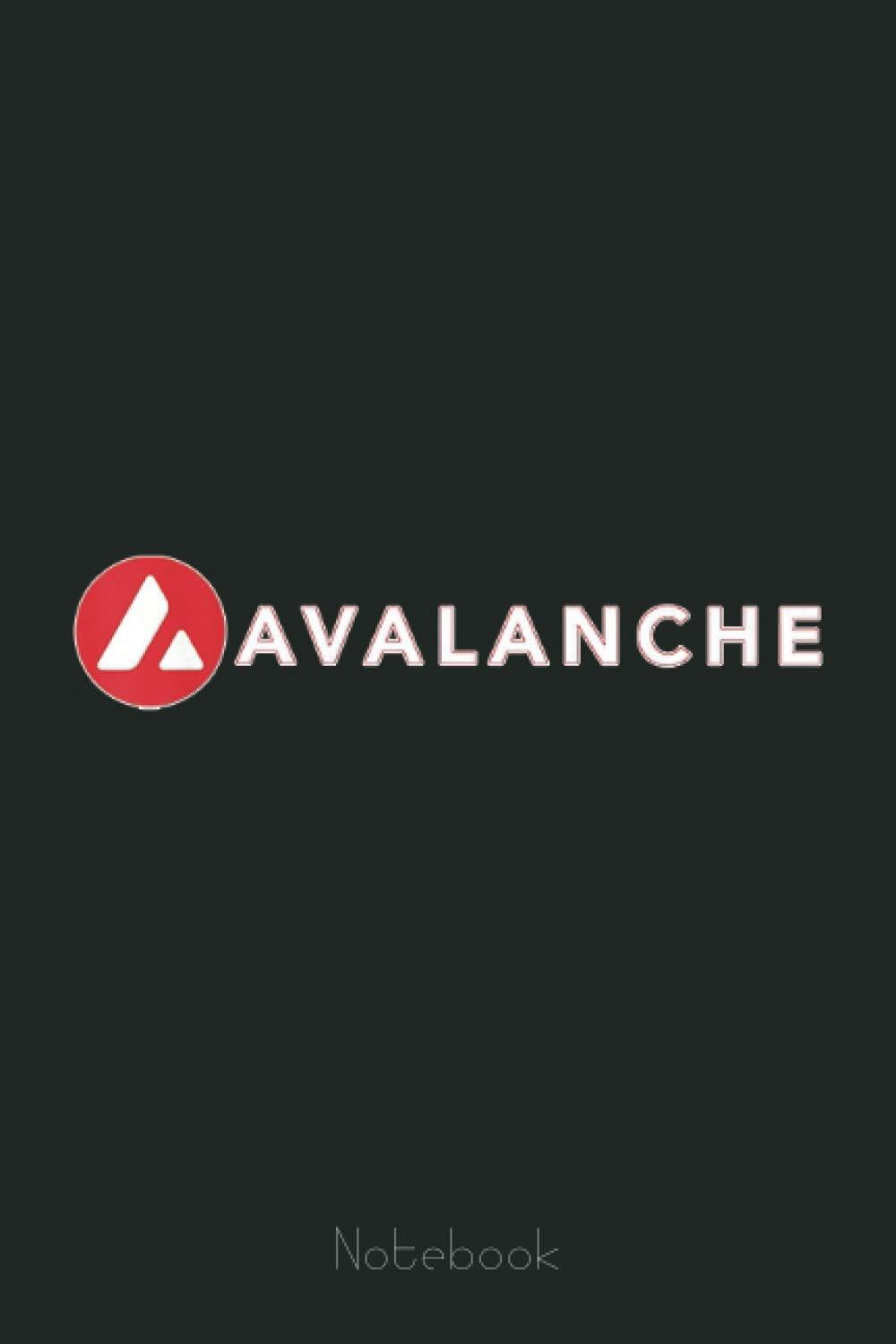 Avalanche AVAX Crypto Logo Notebook: Transaction Log Ledger, Air Drop Tracker, Passwords Book for New and Experienced Traders 6x9 110 Page Gift Journal