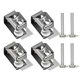 Dilomber 03442 Exhaust Flange Manifold Hardware Kit, Flange Bolts U Nuts Fit for Dodge Dakota Ram 1500 2500 3500, for Jeep Grand Cherokee Wrangler, for Ram 4500 5500 Replace# 55366000AA, 6036684AA