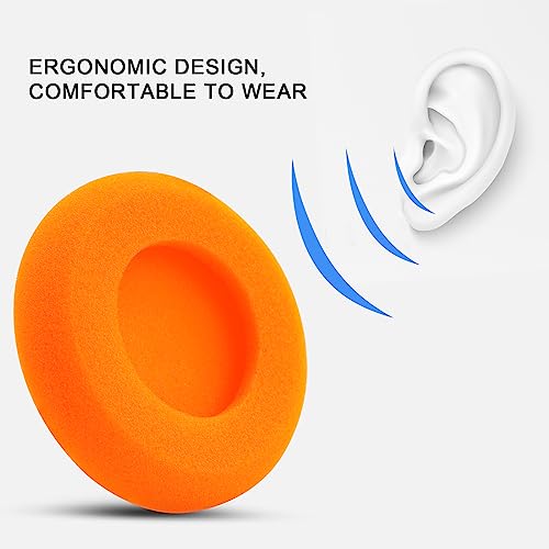 GVOEARS Replacement Cushion Earpads for Koss Portapro Headphones 2 Pairs (Green&Orange) miniatura 3