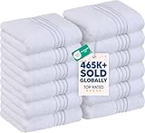 Utopia Towels - 12er Luxuriöses Waschlappen-Set aus 100% Baumwolle, saugfähig und weich, 30 x...