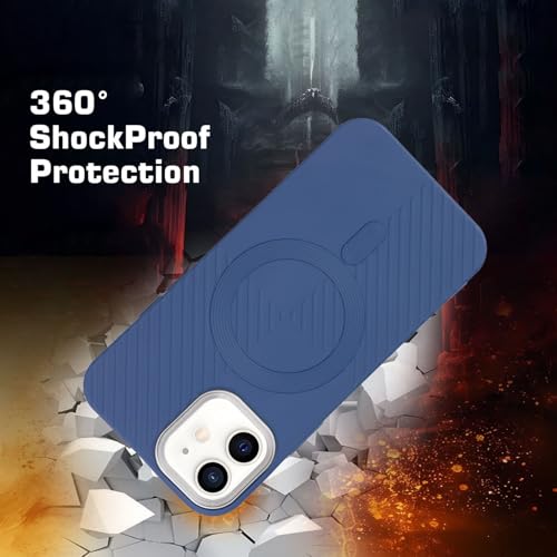 Image of AIBEX Hybrid iPhone 12 Back Cover Case Compatibe with Mag Saf | Shockproof Design |Camera Protection Bump | Back Cover Case for iPhone 12 (PC, TPU)