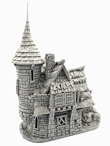 QP3D - Thistlewick Cottage House - Fantasy Terrain Scenery für Tischplatte & RPG 28-32 mm Miniaturen Wargame Props DnD D&D, 3D gedruckt und lackierbar Cover