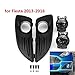 Bumper Foglight Grille Amplificador del parachoques delantero Niebla Grill luz de la izquierda;Rejillas derecho en forma for el Ford Fiesta 2013-2016 faros antiniebla Parrillas + alto brillo juego de