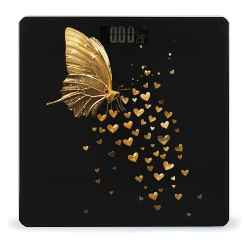 Balanza Electrónica Gold Butterfly Digital LCD para Baño miniatura 1