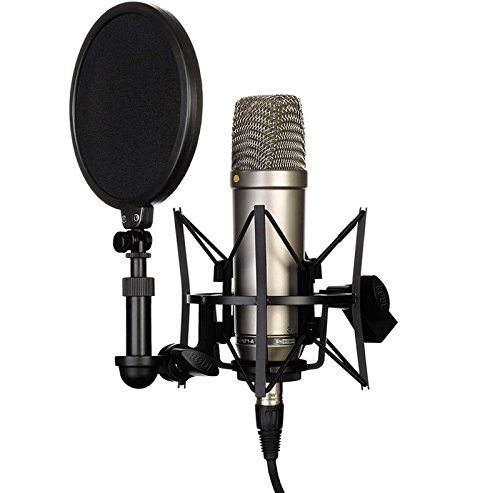 Rode NT1-A condensatormicrofoon + KEEPDRUM NB35 tafel-microfoonarm microfoonstandaard scharnierarm (geel) - Image 3