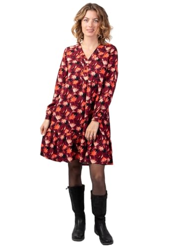 Robe courte à manches longues Flora, idéale pour vos sorties en ville