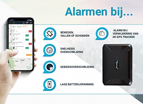 SALIND GPS Tracker met magneet - Geschikt voor auto's, machines, boten en meer met een batterij die het 90 dagen… - Image 4