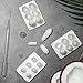 Hoxycom Suppository Molds Kit - Made in France, 3 Sizes (1ml, 2ml, 3ml), Reusable Suppositories Mold - 4 Trays