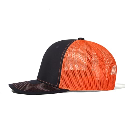Image of Quanhaigou Trucker Hat - Mesh Snap Back - Unisex Adjustable Baseball Cap - Outdoor Hats for Men Women