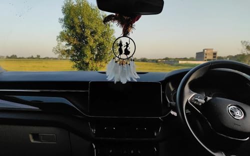 Image of Spiritual Car Hanging Accessories: Elevate Car, Home, and Office Decor with Divine God Elegance (Krishna)