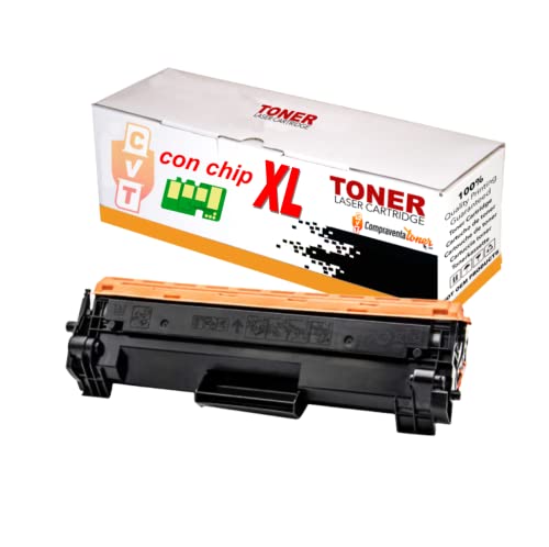 CVT - Toner Genérico Reemplazo W1420A XL / 142X / 142A (con Chip) Compatible con Impresoras HP LaserJet M109, M110, M112, MFP M139, M140, M141, M142 (NO Usar en impresoras Que terminan en E) ⭐