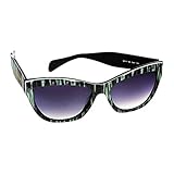 Alta calidad: estas gafas de sol se han producido bajo los más altos estándares de calidad y, por lo tanto, son extremadamente robustas y resistentes contra muchos disolventes, productos químicos, envejecimiento y radiación. Protección UV 400: contra los rayos UVA, UVB y UVC: el cristal transparente absorbe los rayos UV prácticamente al 100%.