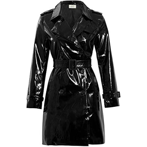 Manteau en Cuir Verni SS7 Cover