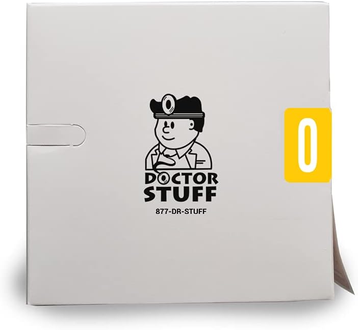 Doctor Stuff - File Folder Labels, Complete Set of Numbers 0-9, VRE/GBS VSNM Series Chart Stickers - VSNM Series Chart Stickers, 1" x 1-1/4", 1 Each of 10 Rolls, 500/Roll