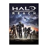 Displate Official Halo Game Metal Poster Magnetic Mounting Included Licensed Artwork Modern Wall Decor Halo Posters Halo Reach Vertical 45 cm x 32 cm