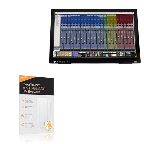 BoxWave Screen Protector Compatible With Slate Digital Raven MTi2 - ClearTouch Anti-Glare Anti-UV EyeCare (2-Pack), Filters out Harmful Blue Light Reduce Fatigue