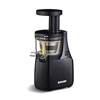 BioChef Synergy Slow Juicer, 150W, Masticating Fruit & Vegetable Slow Juicer, Quiet Motor with 10 Year Warranty (Black)