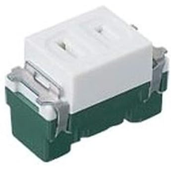 Panasonic Advanced Series Recessed Door Outlet with Ceramic White WN1051CW