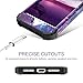 BENTOBEN iPhone 8/7 Case, Heavy Duty Shockproof 3 in 1 Slim Hybrid Hard PC Soft Silicone Bumper, Space Galaxy Design, Rose Gold, Nebula Purple