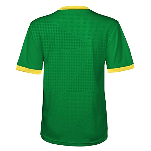 Official 2023 Women's Football World Cup Kids Team Shirt, Brazil, Green, 7 Years - Image 3