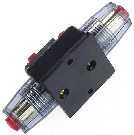 Miniatura 4 de ZOOKOTO 12V-24V DC 125A Interruptor de circuito en línea de audio de coche Reset portafusibles inversor para sistema de interruptor estéreo