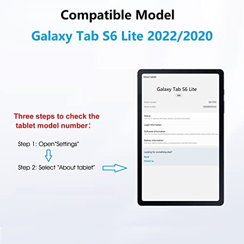 Sparin [3-Pack] Screen Protector Compatible With Samsung Galaxy Tab S6 Lite 10.4 Inch, 9H Hardness Tempered Glass With S Pen Compatible, Scratch Resistant,Bubble Free #TOP1