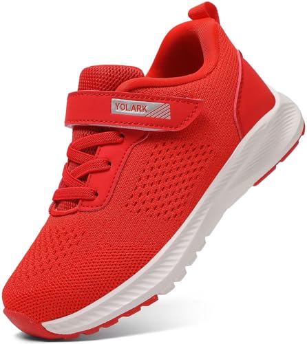Boys Girls Tennis Shoes Kids Lightweight Breathable Sneakers Non-Slip Running Sport Athletic - Main Image