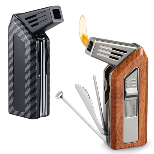 Soft Flame Lighters Mahogany+Black Combo