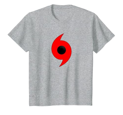 Hurricane Weather Symbol T-Shirt T-Shirt, Youth, Heather Grey, Large