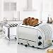 Dualit Classic 4 Slice Vario Toaster - Stainless steel, hand built in the UK - Replaceable ProHeat® elements - Heat two or four slots, defrost bread, mechanical timer - Replaceable parts