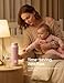 Paruu Portable Bottle Warmer for Travel, Easy-Clean Wide Mouth, Portable Milk Warmer with Fast Heating for Night Feeding, 7-Temp Control, Large 12oz Capacity, Ideal Gifts for New Parents, Pink