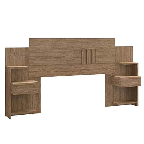 Cabeceira Onix com 2 Mesa de Cabeceira CA30 Decibal - Wood