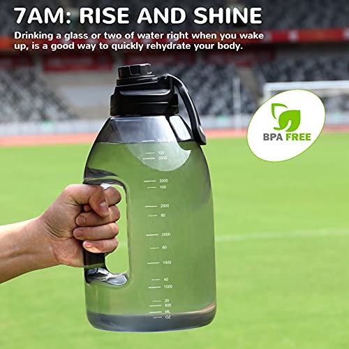 Trinkflasche Sport Wasserflasche Flasche 3.78 liter Große 1 Gallon 3 l Trinkflaschen BPA Frei Gym Auslaufsicher 05 (3… - Image 3