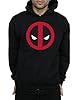Marvel Men's Deadpool Large Clean Logo Hoodie Black XXXXX-Large #3