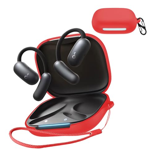 For Anker Soundcore AeroFit 2 �p �P�[�X �J�o�[�yJIAYJP�zAnker Soundcore AeroFit 2 �V���R�� �P�[�X �y�� ���^ ����~�� ���[�J�o�[ �S�ʕی� �[�d�֗� Anker Soundcore Aer