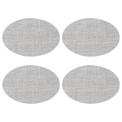 UKCOCO �ȉ~�`�e�[�u���}�b�g 4���Z�b�g ����f�MPVC�f�� ����Ή� �v���[�X�}�b�g �_�C�j���O�p�������e�[�u���ی�